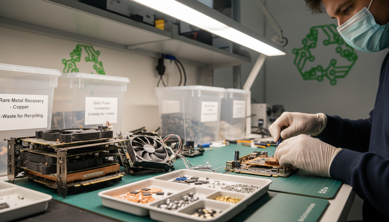 GPU Ankauf & Recycling: Nachhaltige Rückgewinnung seltener Rohstoffe aus Grafikkarten
