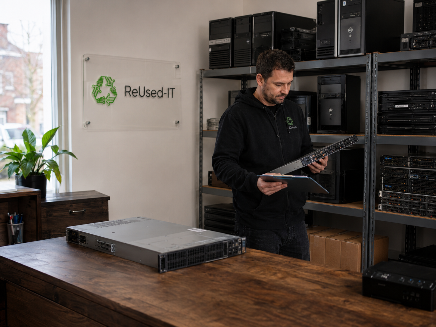 Analyst bewertet nachhaltige IT-Assets zur ESG-konformen Unternehmensbewertung bei ReUsed-IT