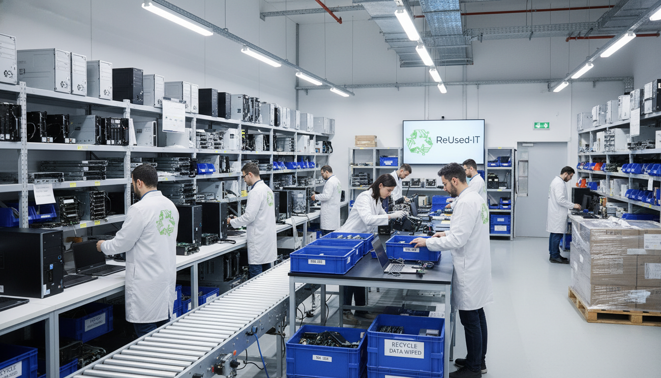 IT Reverse Logistics: Nachhaltige Rückführung & Wiederverwertung ausgemusterter Firmenhardware