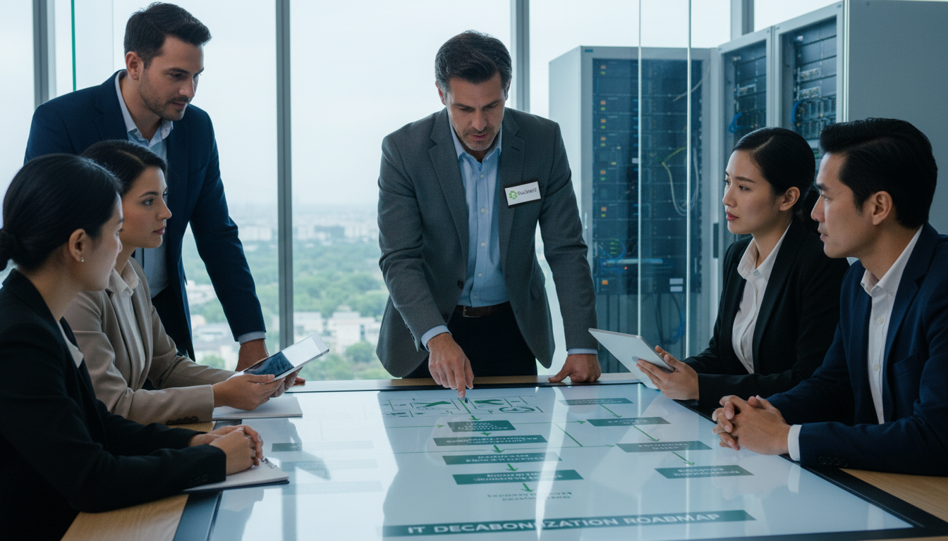 Strategische Planung einer IT Decarbonization Roadmap zur Reduktion von CO₂-Emissionen in Unternehmensinfrastrukturen bei ReUsed-IT