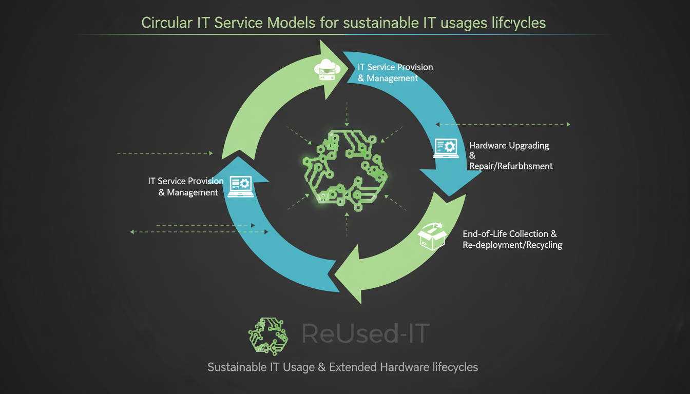 Circular IT Service Models für nachhaltige IT-Nutzung und verlängerte Hardware-Lebenszyklen bei ReUsed-IT
