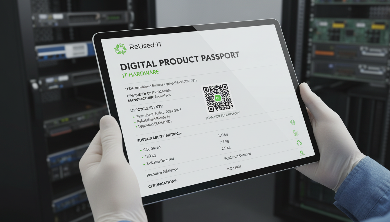 Digital Product Passport für IT-Hardware zur Förderung von Transparenz und nachhaltigem Lifecycle-Management bei ReUsed-IT