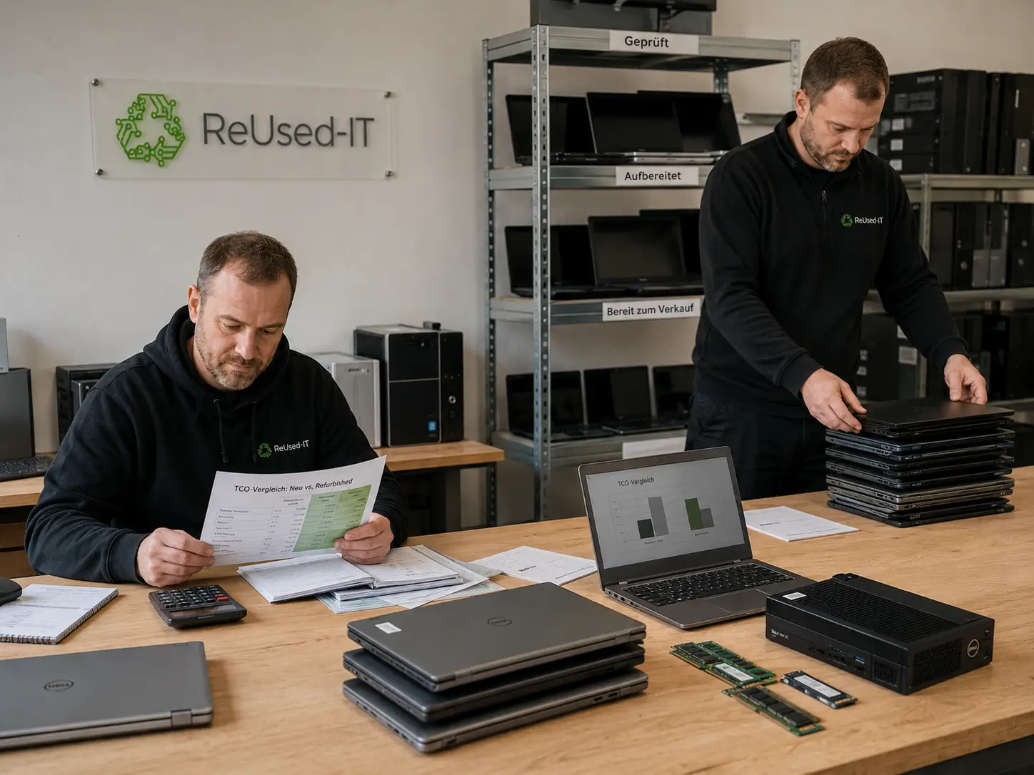 Analyse des Green IT TCO zur Bewertung von Kosten, CO₂ und Lifecycle-Faktoren bei ReUsed-IT