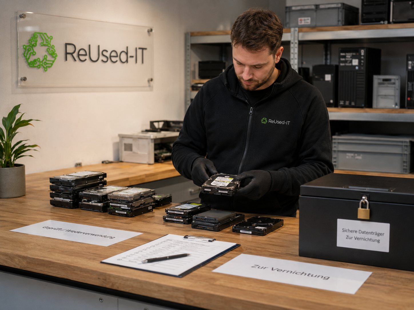 Datenträger verkaufen oder vernichten: HDDs und SSDs aus Unternehmen sicher verwerten