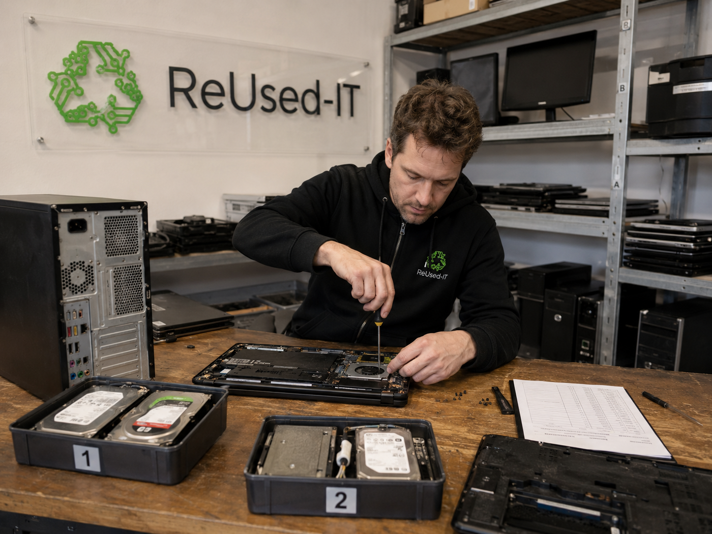 Festplatten vor dem IT-Verkauf ausbauen oder professionell löschen lassen?