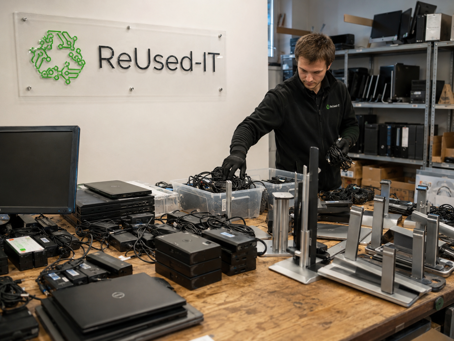 Nach dem IT-Rollout fehlen Netzteile Docks und Monitorstaender So retten Unternehmen den Restwert